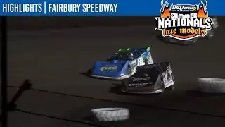 DIRTcar Summer Nationals Late Models Fairbury Speedway June 19, 2021 | HIGHLIGHTS