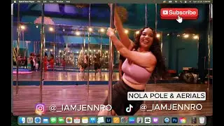 NOLA POLE DANCING CLASS W/ JENNRO