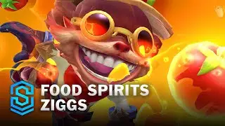 Food Spirits Ziggs Wild Rift Skin Spotlight
