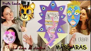 La clase de Plástica: Máscaras