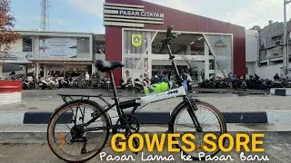 Sepedaan ke Bangunan Baru Pasar Citayam