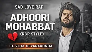 Adhoori Mohabbat 💔  Sad Love Rap Song  RCR Style | Heart Touching Rap 2026 ai singen official music 