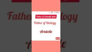 #Neet #Biology #Father #of #Scientific #field #1 #practice