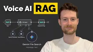 Как использовать НОВЫЙ поиск файлов Gemini с голосовым агентом Vapi AI и n8n (бесплатный шаблон)