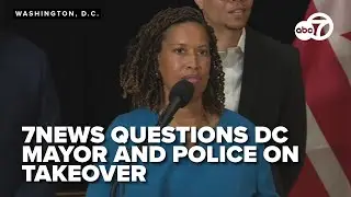 WATCH: DC Mayor Bowser, MPD chief to face questions on Trump's crime crackdown