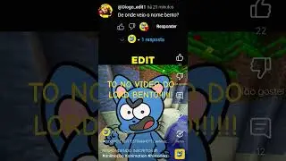 TO NO V&Iacute;DEO DO @Lord3Bento AAAAAAAAAAAA