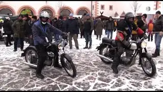 52. Motorrad-Wintertreffen auf Schloss Augustusburg