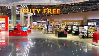Walk in Istanbul Airport from Passport Control to the Gates