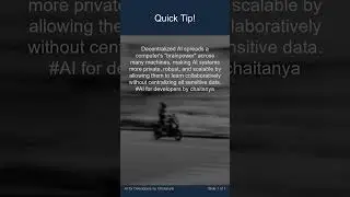 Decentralized AI spreads a computer's 