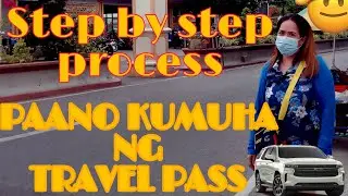 HOW TO GET A TRAVEL PASS - PNP TRAVEL AUTHORITY [ Lornie TV ]