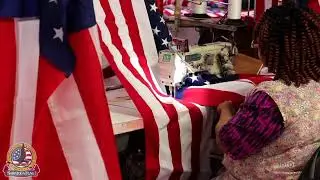 Made in USA:  American Flags Behind the Scenes to Proudly Flying