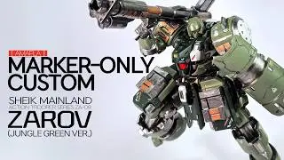 추장대륙 - 자로프 (정글그린 VER.) 마커 도색 [SHEIK MAINLAND ZAROV(JUNGLE GREEN VER.)]MARKER PAINTING CUSTOM BUILD
