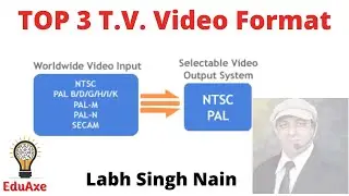 TOP 3 TV Video Format || NTSC PAL SECAM || Video Format || PAL vs NTSC ||  #LabhSinghNain #Eduaxe