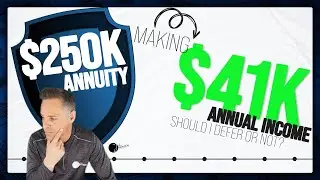 $250k Annuity Producing $41k/year In Lifetime Income