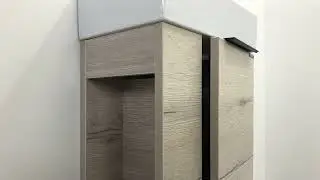 COMFORTY. Тумба-умывальник Матэ-40 дуб дымчатый с раковиной CREA 40, P-UM-CRE401
