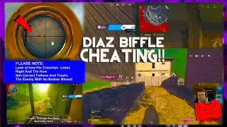 DIAZ BIFFLE EXPOSED AGAIN!! USING 100% WALLHACKS IN $100,000 TOURNEY!! *WARZONE* #UstraOG