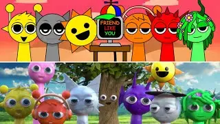 Incredibox Sprunki Friend like you Song Original vs 3D Part 2