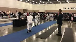 Fencing Tournament - Men's Epee - Hyun Joon Song - Game3 (North Texas Roundup SYC and Cadets, 2019)