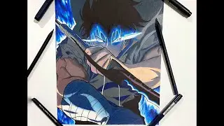 SUNG JINGWOO SPEED DRAWING  - Solo leveling Anime