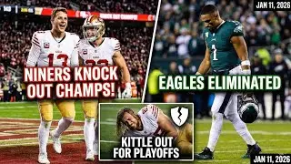 49ers vs. Eagles Full Recap: Purdy & McCaffrey Shine, Kittle Injured | NFL Playoffs 2026