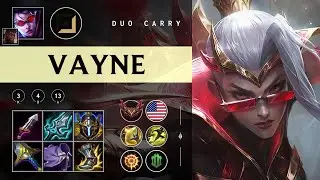 Vayne ADC vs Yasuo - NA Grandmaster Patch 25.22