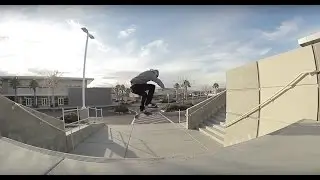 Enzo Cautela - PERFECT TRE FLIP! - 3 to 10 Stair Line!