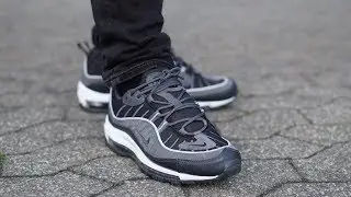 On-Feet: Nike Air Max 98 Black Anthracite | 99Kicks