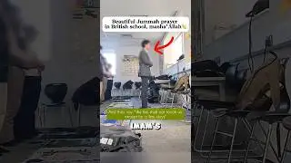 Jummah Prayer in SCHOOL👏 #shorts #islam #quran