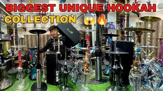 BIGGEST UNIQUE HOOKAH COLLECTION IN INDIA | 85% Discount 😱 | RING LIGHT HOOKAH🔥 BASEBALL HOOKAH 😱