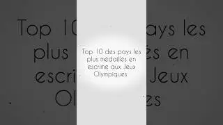 Top 10 des meilleurs pays en escrime #escrime #geography #jeuxolympiques #medals
