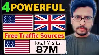 4 USA & UK Websites Sending 87M FREE Visitors! Best Traffic Sources for Affiliate & CPA