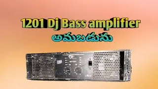 1201 Dj Bass amplifier Sale Owner number:-9010051065 Location:- Nizamabad