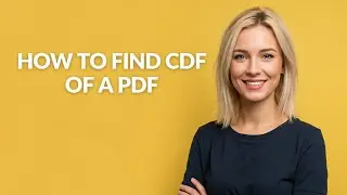 How to Find Cdf Of a Pdf - Julia'sTutorials