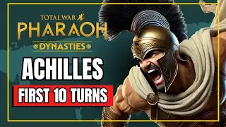 ⚔️ Первый взгляд на АХИЛЛЕСА! ⚔️ Обзор геймплея кампании Total War: PHARAOH Dynasties