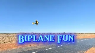Afternoon Biplane Flight | Stick Time RC