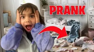 PRANK ON RETOURNE LA CHAMBRE DE SÏANA ( surprise sous le lit )