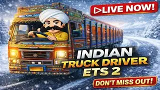 Slippery Roads & Heavy Load! 🏗️ | Can a Desi Driver Survive This? | ETS2 🔴