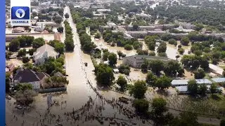 Borno Floods: Aerial Shots Showing Submerged Section Of Maiduguri