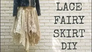 Sewing Tutorial | Lace Fairy Skirt DIY | Gypsy Skirt
