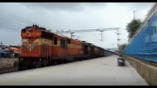 Regular Electric Train With Twin Diesel Locomotive