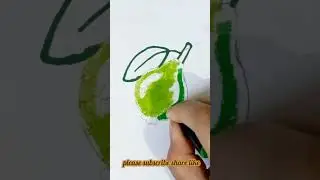 guava drawing very easy #shorts #art #viral #trending
