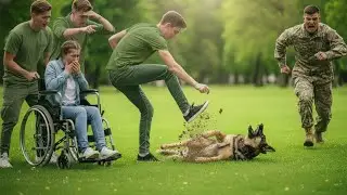 Rich Kids Bullied a Woman in a Wheelchair and Kicked Her Dog &mdash; Until a Forest Dog Stepped In