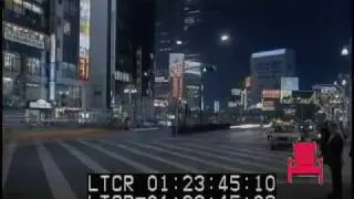 Time-lapse of downtown Tokyo