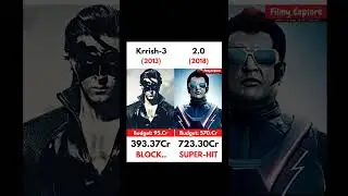 Krrish 3 Vs Robot 2.0 Movie Comparison and Box Office Collection