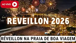 🔴IRL ao VIVO - RÉVEILLON na PRAIA de BOA VIAGEM - RECIFE - PERNAMBUCO