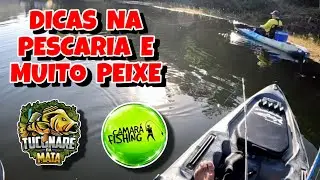PESCARIA INSANA na Barragem do Or&aacute; com CAMAR&Aacute; FISHING! (Muitos peixes e dicas, parte 1) 