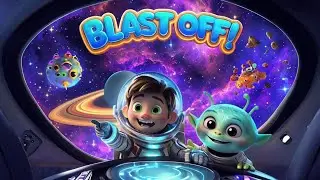 ✨ Blast Off! 🚀 Space Song | Space For Kids | Alien Kids | Rocket Song .