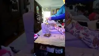 Changing a lamp harp. lamp shade. lamp