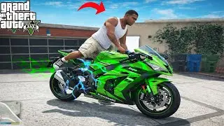Franklin Fight For Most Expensive Kawasaki SuperBike in GTA 5 ! (GTA 5 Mods)