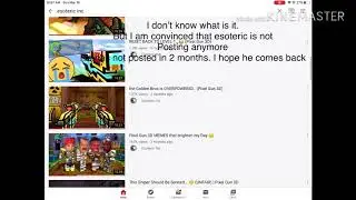 Did Esoteric Inc quit YouTube again?